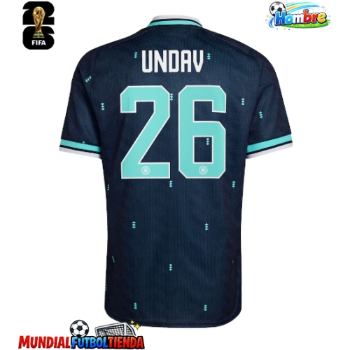 Camiseta Alemania Deniz Undav #26 Segunda Equipación Replica Mundial 2026 mangas cortas
